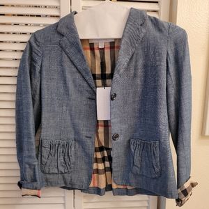 Burberry Jean Jacket/Blazer. Girls size 12